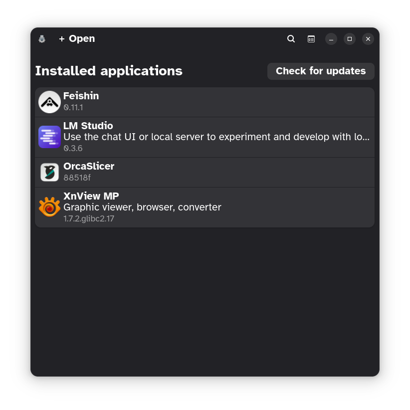 Gear Lever main screen